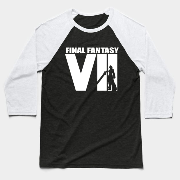 FF 7 Cloud Baseball T-Shirt by Leonard